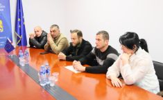 მაღაროელები სახლხო დამცველს შეხვდნენ